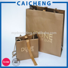 Feito na China bolsa de papel personalizado para roupas